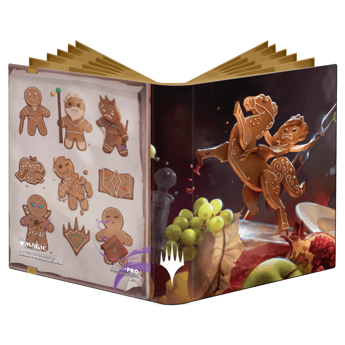 magic cards binder Wilds of Eldraine Syr Ginger, the Meal Ender Cookie Tray 4-Pocket PRO-Binder  for Magic: The Gathering