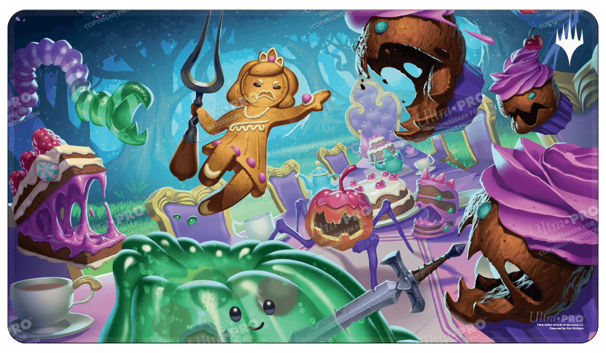 【未使用】エルドレインの森　Food Fight　ジンジャー卿　プレイマット マジック：ザ・ギャザリングUltra Pro food fight プレイマット 未使用