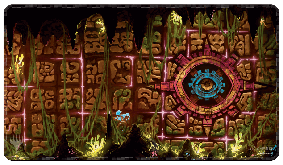The Lost Caverns of Ixalan Ruins Symbol Holofoil Playmat for Magic The Lost Caverns of Ixalan Ruins Symbol Holofoil Playmat for Magic