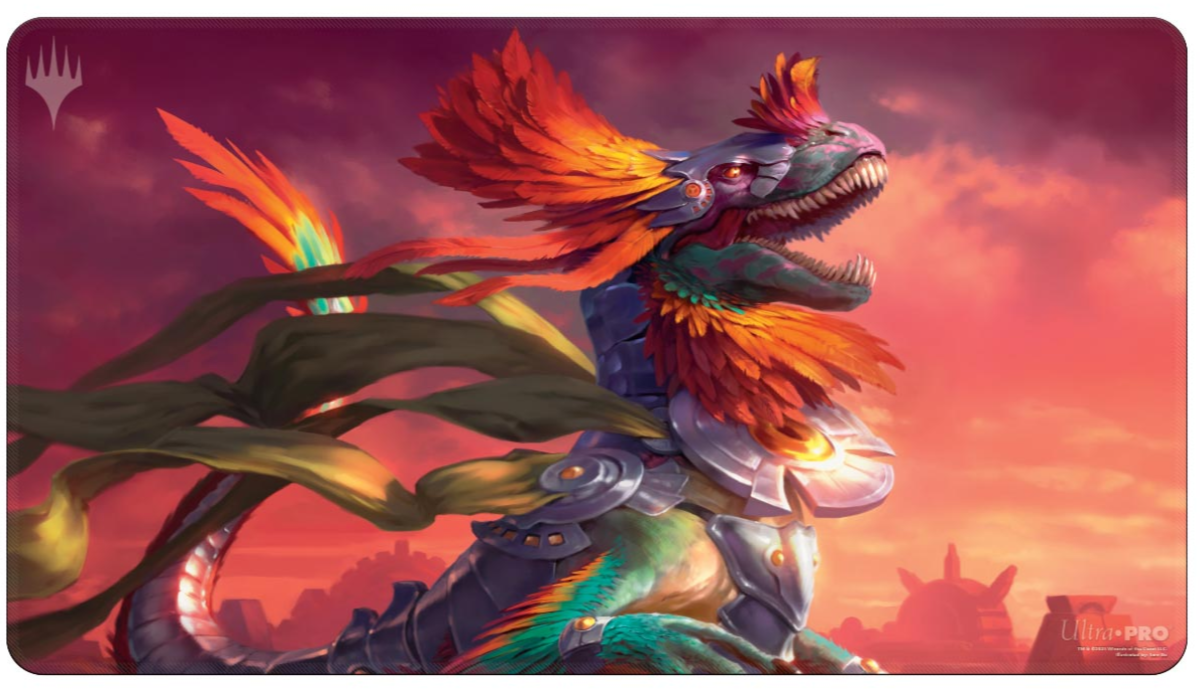 pantlaza card sleeves The Lost Caverns of Ixalan Pantlaza, Sun-Favored Standard Gaming Playmat  for Magic: The Gathering