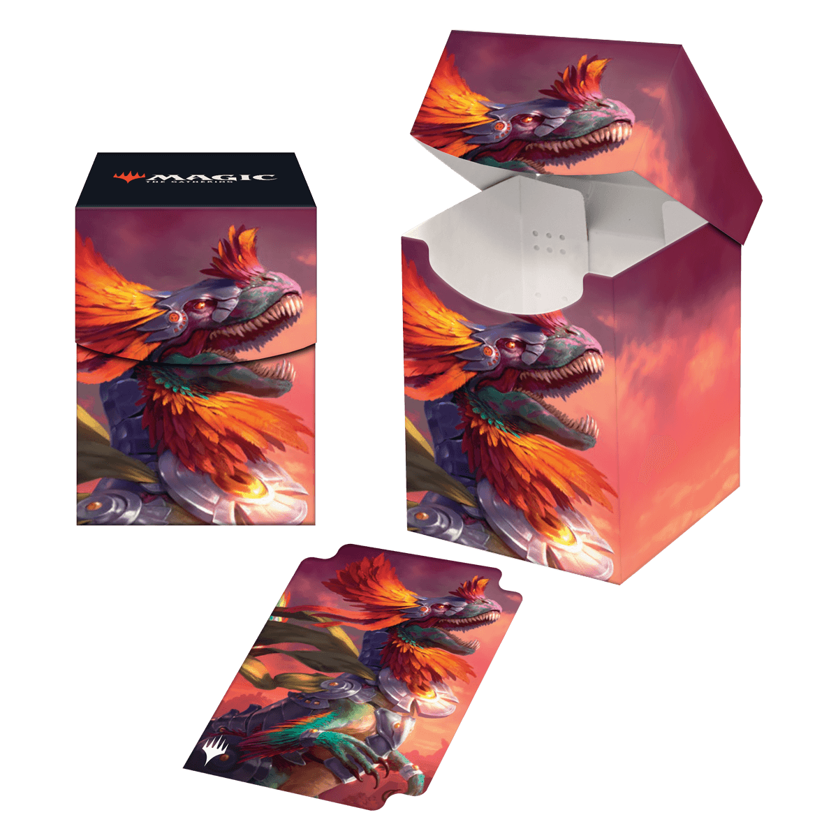 The Lost Caverns of Ixalan Pantlaza, Sun-Favored 100+ Deck Box