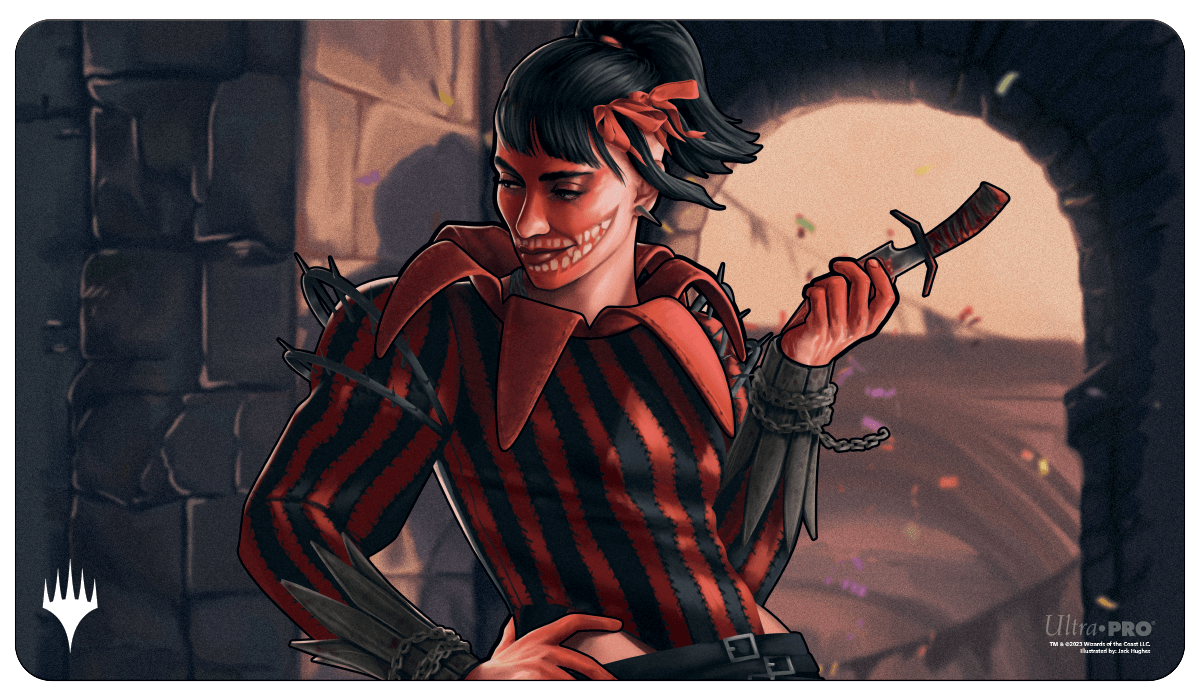 Murders at Karlov Manor Massacre Girl, Prime Killer Standard Gaming Playmat for Magic: The Gathering | Ultra PRO International