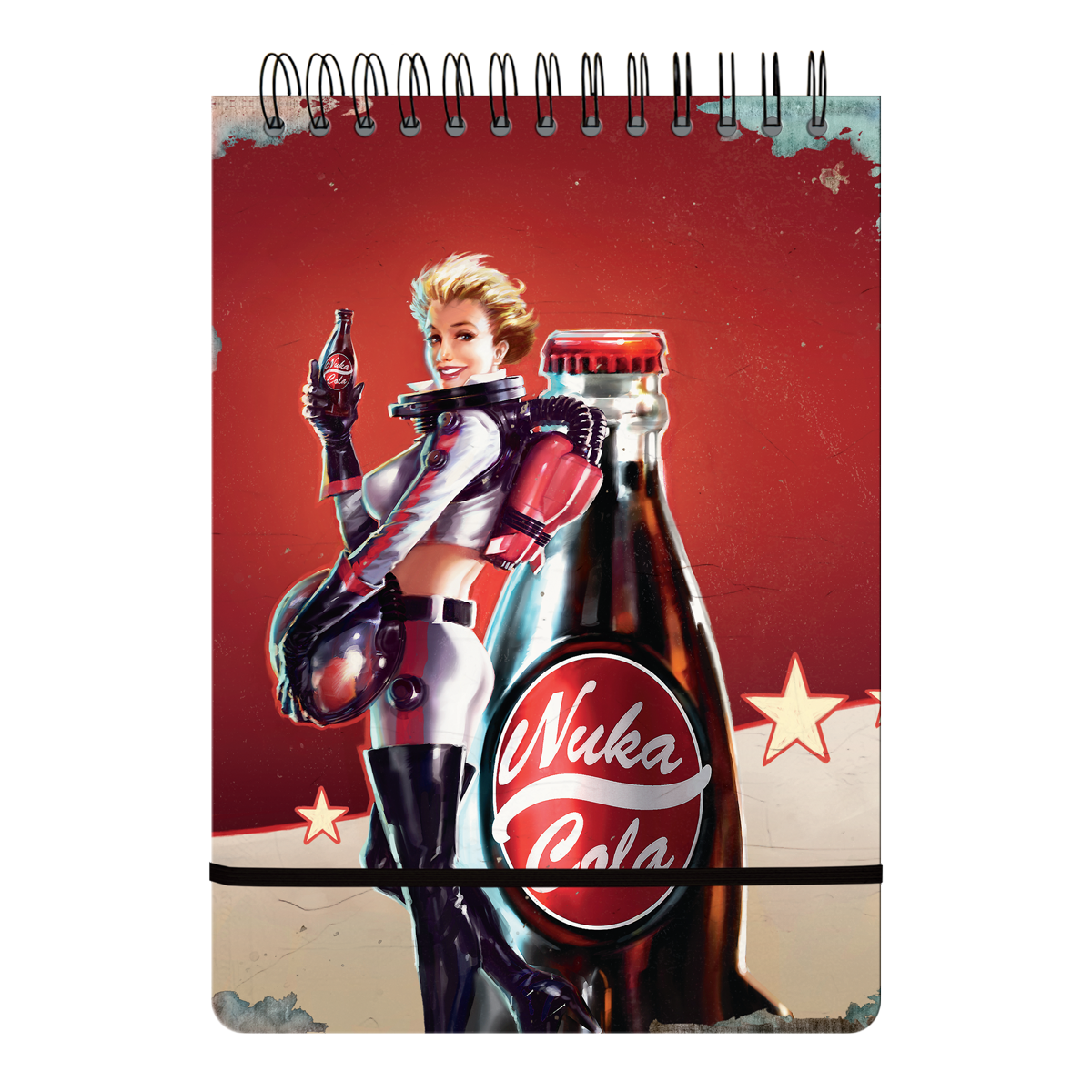 Fallout Nuka Cola Pinup Spiral Life Pad for Magic: The Gathering | Ultra PRO International