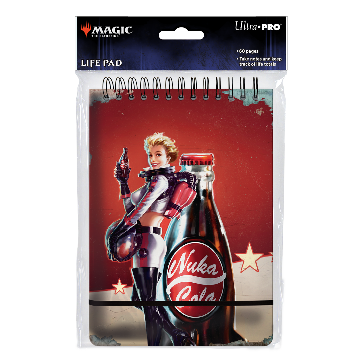Fallout Nuka Cola Pinup Spiral Life Pad for Magic: The Gathering | Ultra PRO International