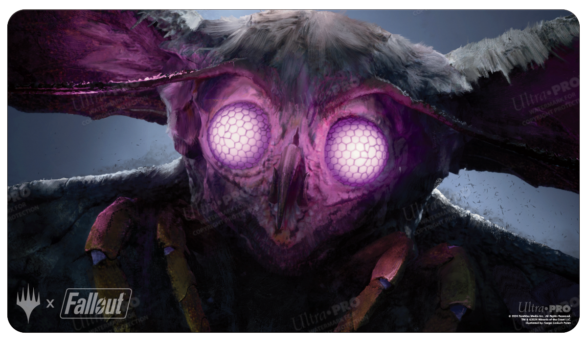 Fallout The Wise Mothman Standard Gaming Playmat for Magic: The Gathering | Ultra PRO International Fallout The Wise Mothman Standard Gaming Playmat for Magic: The Gathering | Ultra PRO International