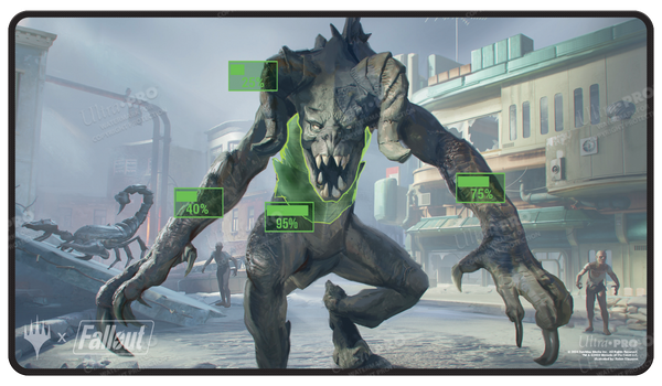 Fallout® V.A.T.S. Black Stitched Standard Gaming Playmat for Magic