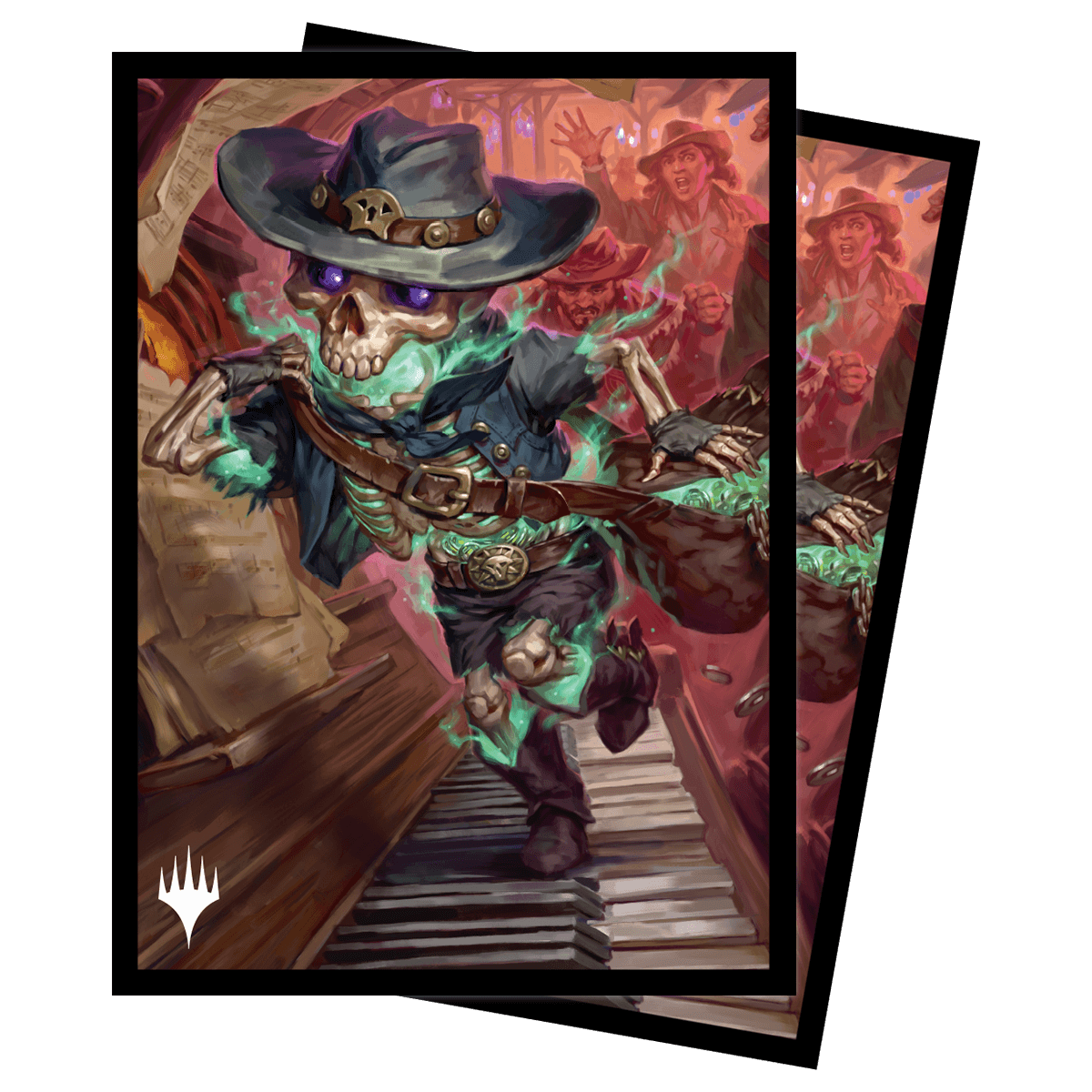 Outlaws of Thunder Junction Tinybones, the Pickpocket Key Art Deck Protector Sleeves (100ct) for Magic: The Gathering | Ultra PRO International Outlaws of Thunder Junction Tinybones, the Pickpocket Key Art Deck Protector Sleeves (100ct) for Magic: The Gathering | Ultra PRO International