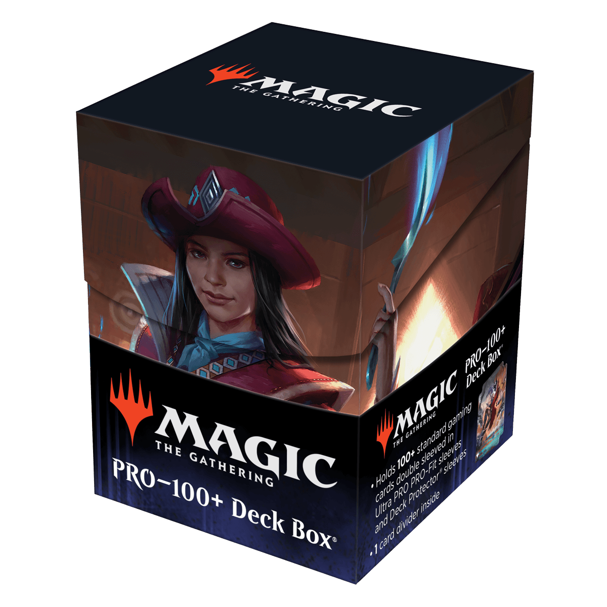Outlaws of Thunder Junction Stella Lee, Wild Card 100+ Deck Box for Magic: The Gathering | Ultra PRO International Outlaws of Thunder Junction Stella Lee, Wild Card 100+ Deck Box for Magic: The Gathering | Ultra PRO International
