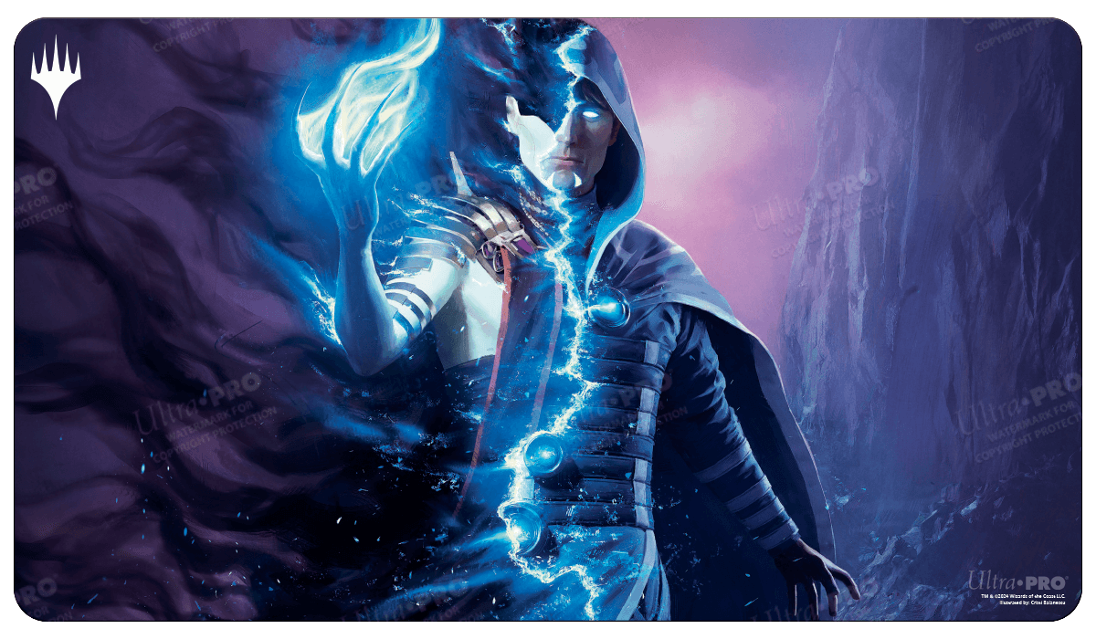 fantasy tarp raveolution Outlaws of Thunder Junction Jace, Reawakened Standard Gaming Playmat for Magic: The Gathering