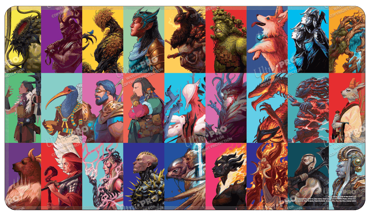 Modern Horizons 3 Pop Art Medley Stitched Standard Gaming Playmat for Magic:  The Gathering