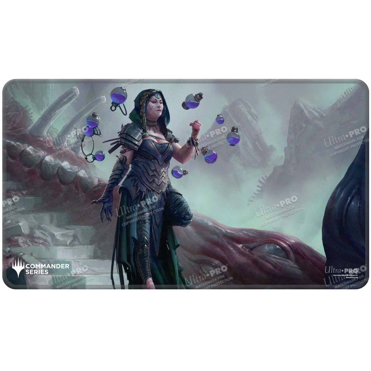 mtg kess commander deck Kess Stitched Edge Playmat