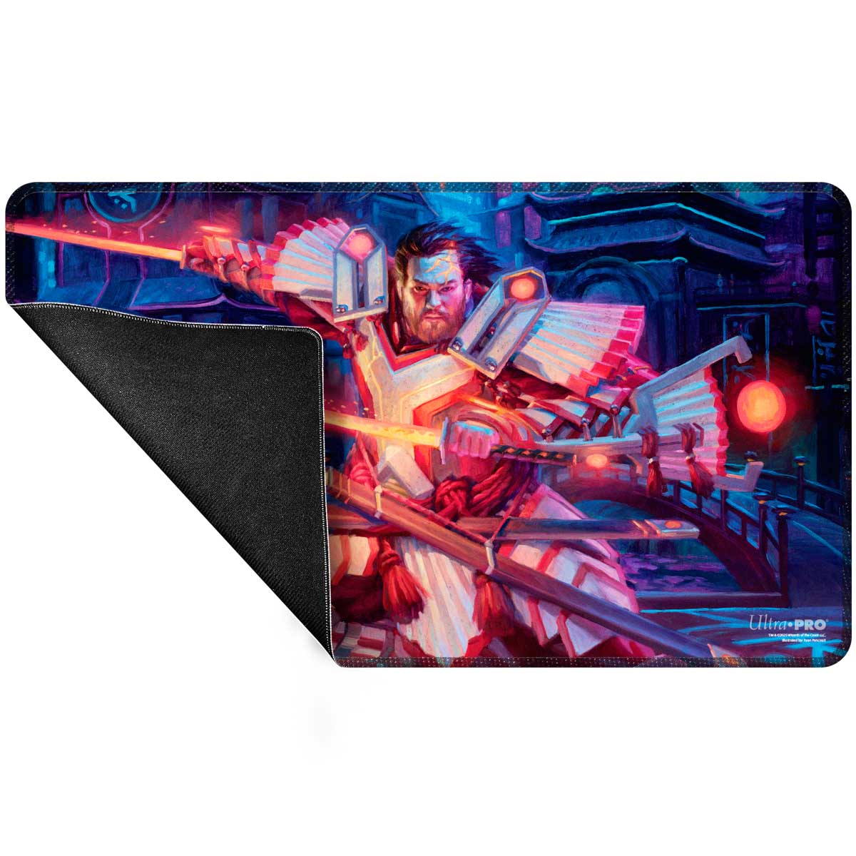 Commander Series #5 - Three Color Wedge - Isshin Stitched Playmat for Magic: The Gathering Back | Ultra PRO International