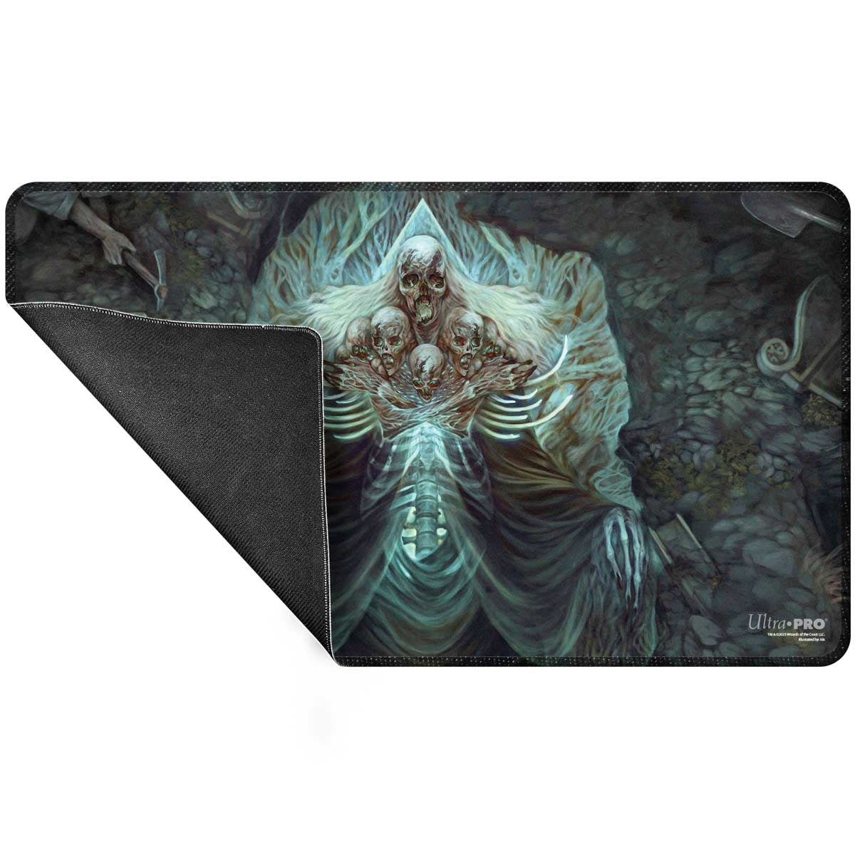Commander Series #5 - Three Color Wedge - Myrkul Stitched Playmat for Magic: The Gathering Back | Ultra PRO International