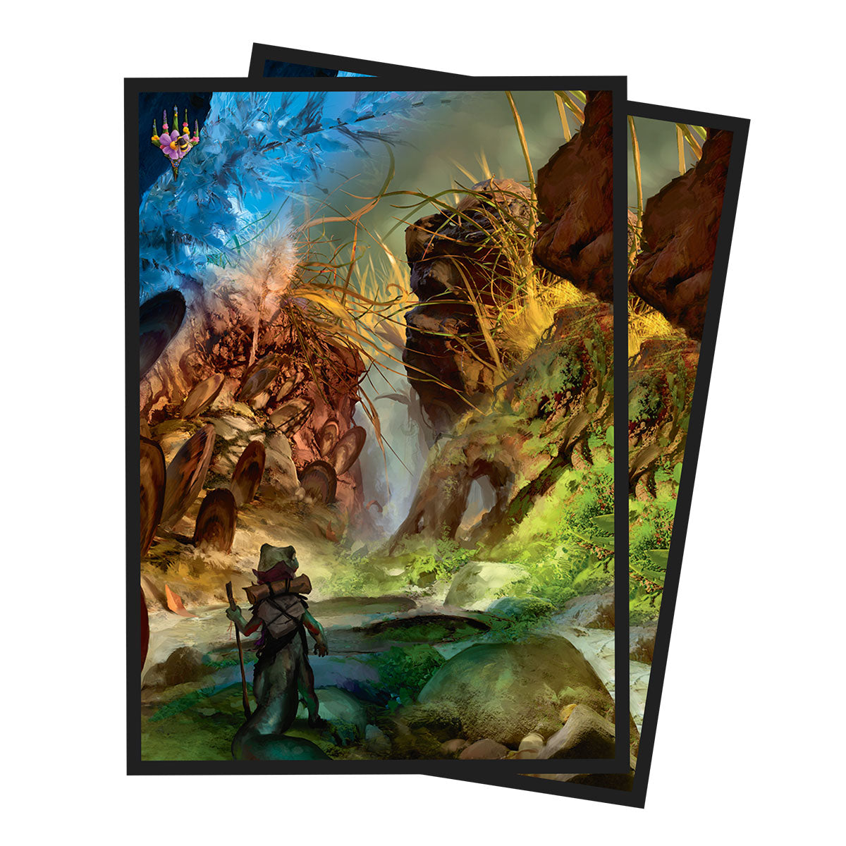 Bloomburrow Season Lands: Swamp (Summer) Deck Protector Sleeves (100ct) for Magic: The Gathering | Ultra PRO International Bloomburrow Season Lands: Swamp (Summer) Deck Protector Sleeves (100ct) for Magic: The Gathering | Ultra PRO International
