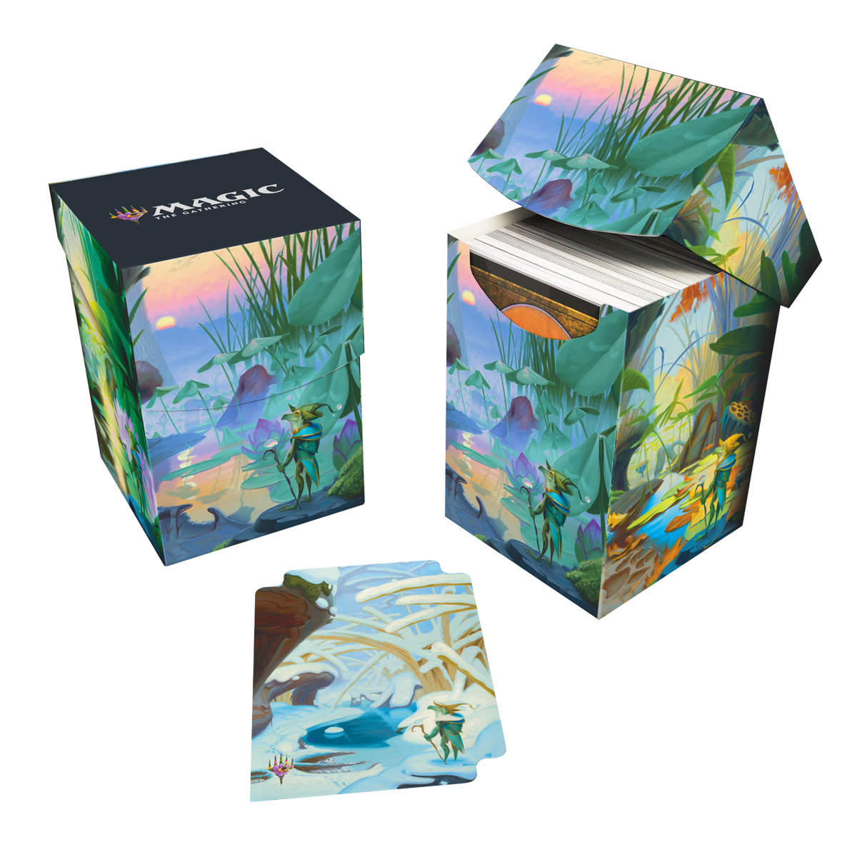 Bloomburrow Season Lands: Island (Summer) 100+ DECK BOX® for Magic 