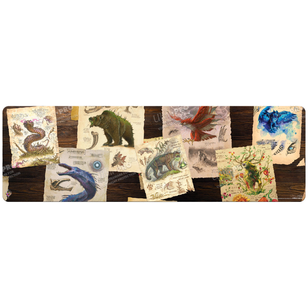 Bloomburrow Calamity Beasts Field Notes 8ft Table Playmat for Magic T