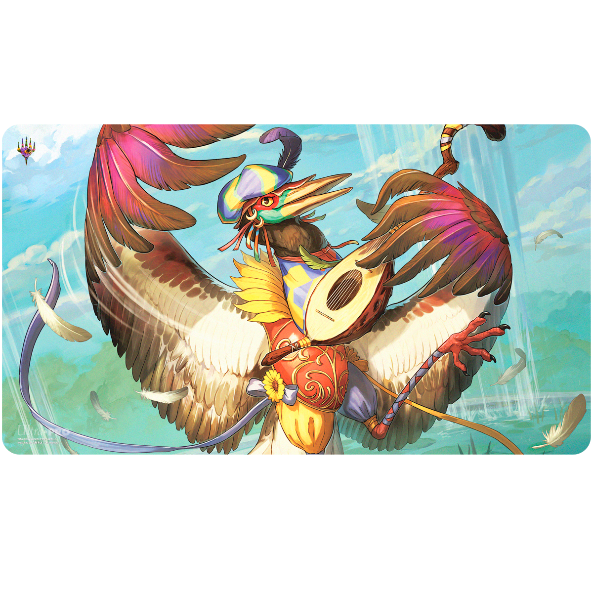 Bloomburrow Zinnia, Valley’s Voice Playmat for Magic: The Gathering Front | Ultra PRO International