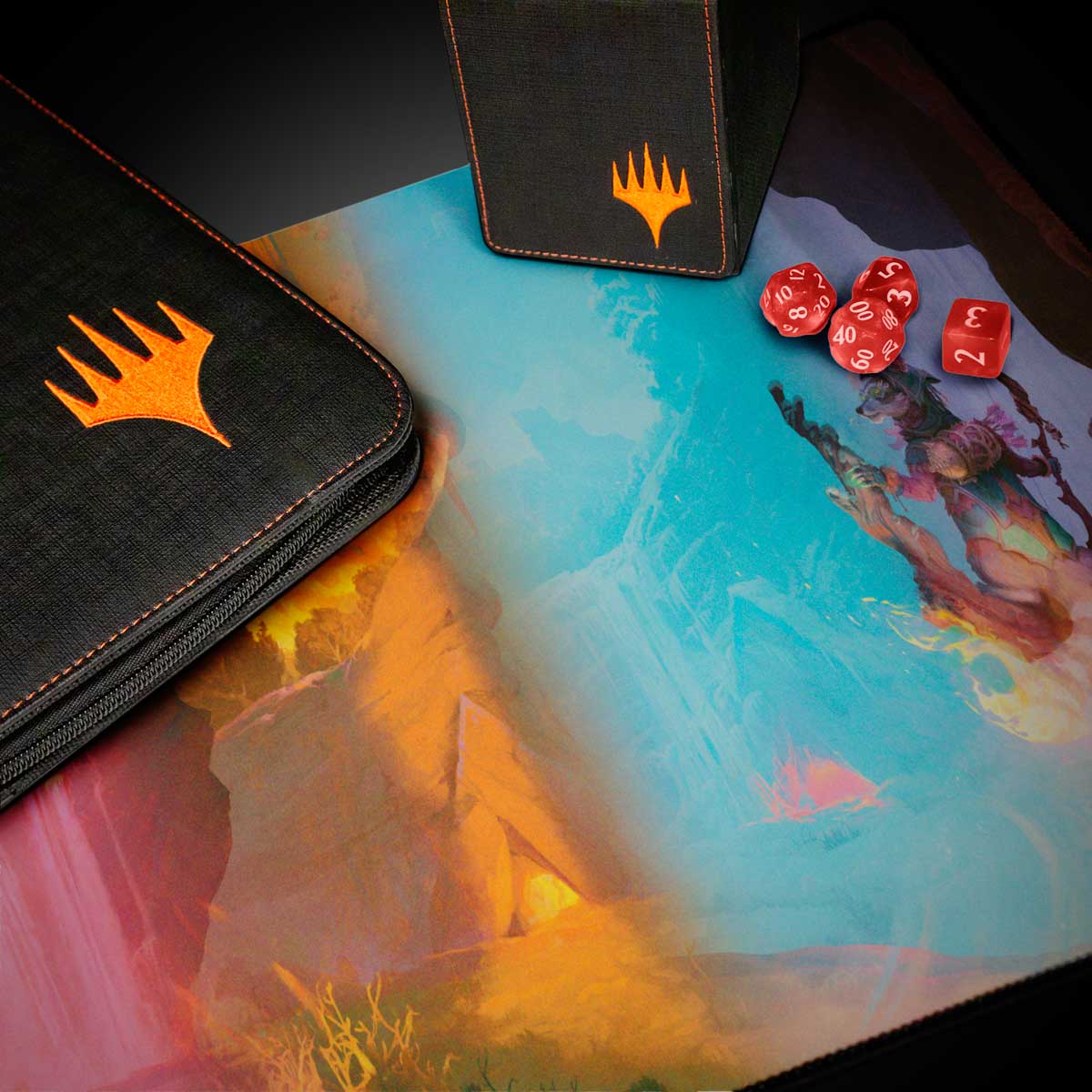 Bloomburrow Season Lands: Mountain (Four Seasons) Standard Gaming Playmat for Magic: The Gathering Lifestyle | Ultra PRO International