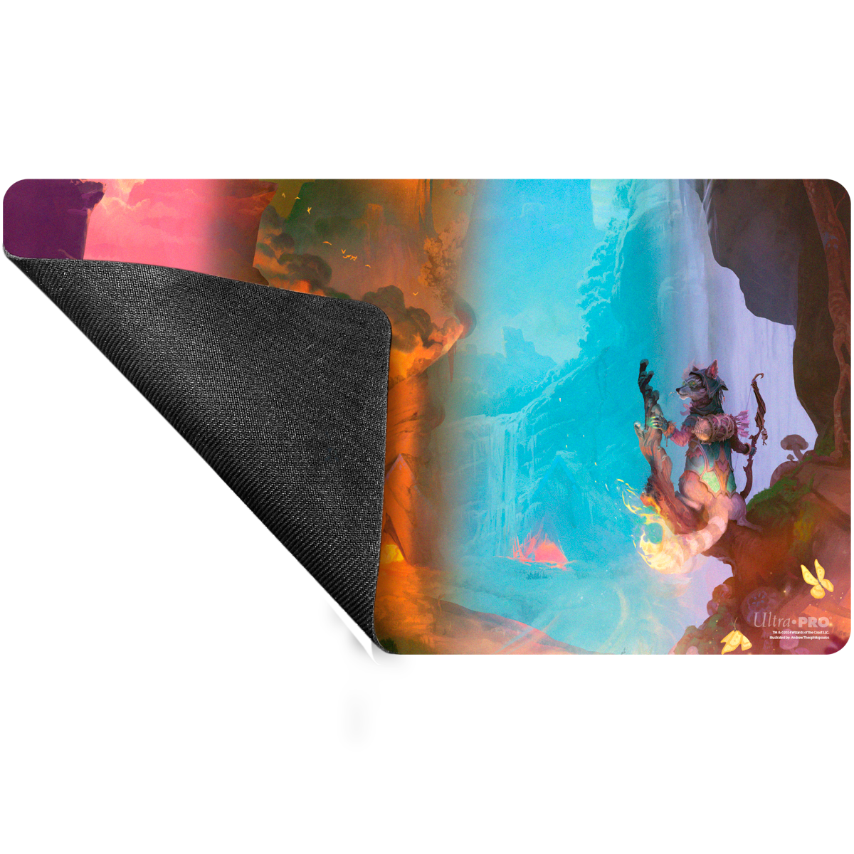 Bloomburrow Season Lands: Mountain (Four Seasons) Standard Gaming Playmat for Magic: The Gathering Back | Ultra PRO International