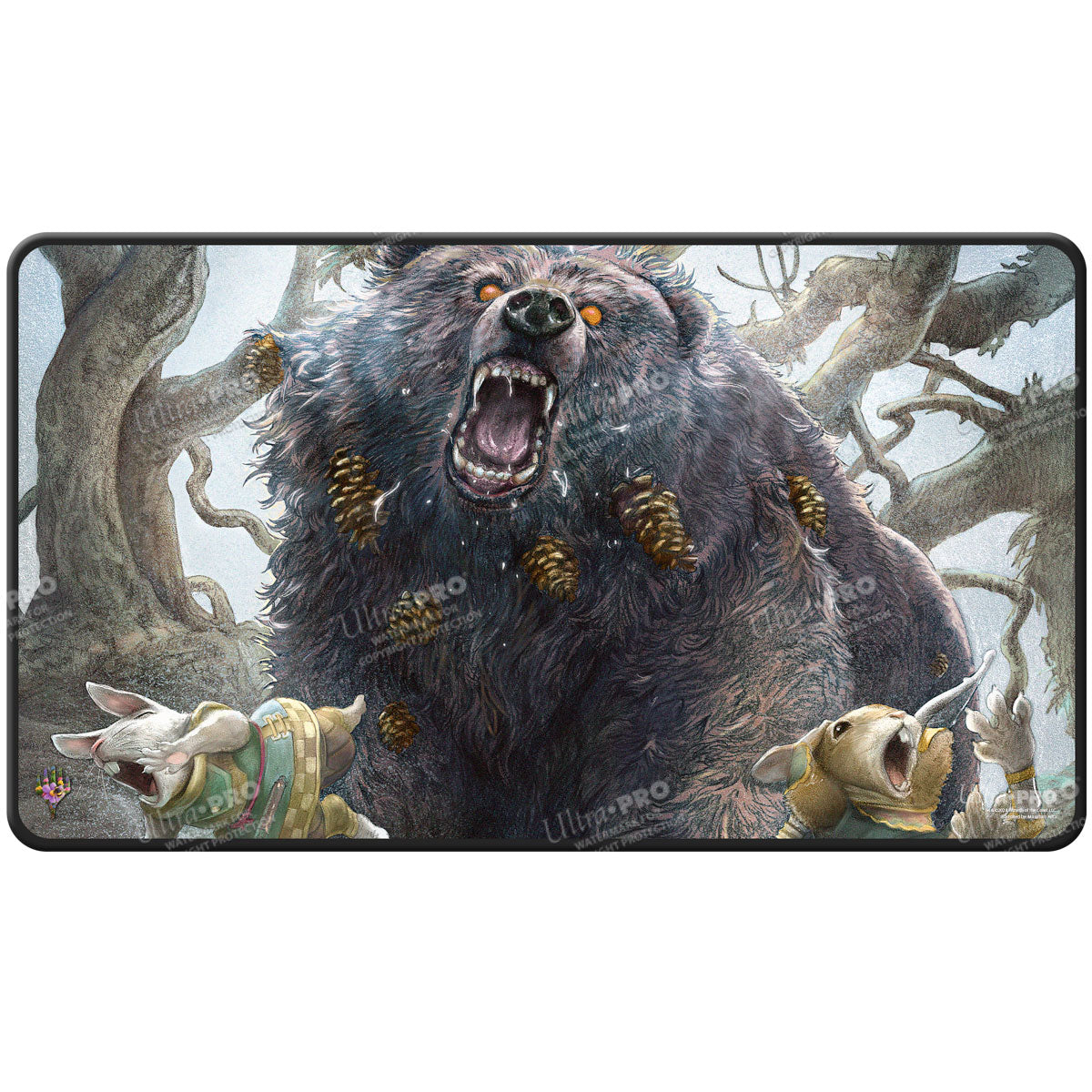 Bloomburrow Lumra, Bellow of the Woods Black Stitched Standard Gaming Playmat for Magic: The Gathering | Ultra PRO International Bloomburrow Lumra, Bellow of the Woods Black Stitched Standard Gaming Playmat for Magic: The Gathering | Ultra PRO International