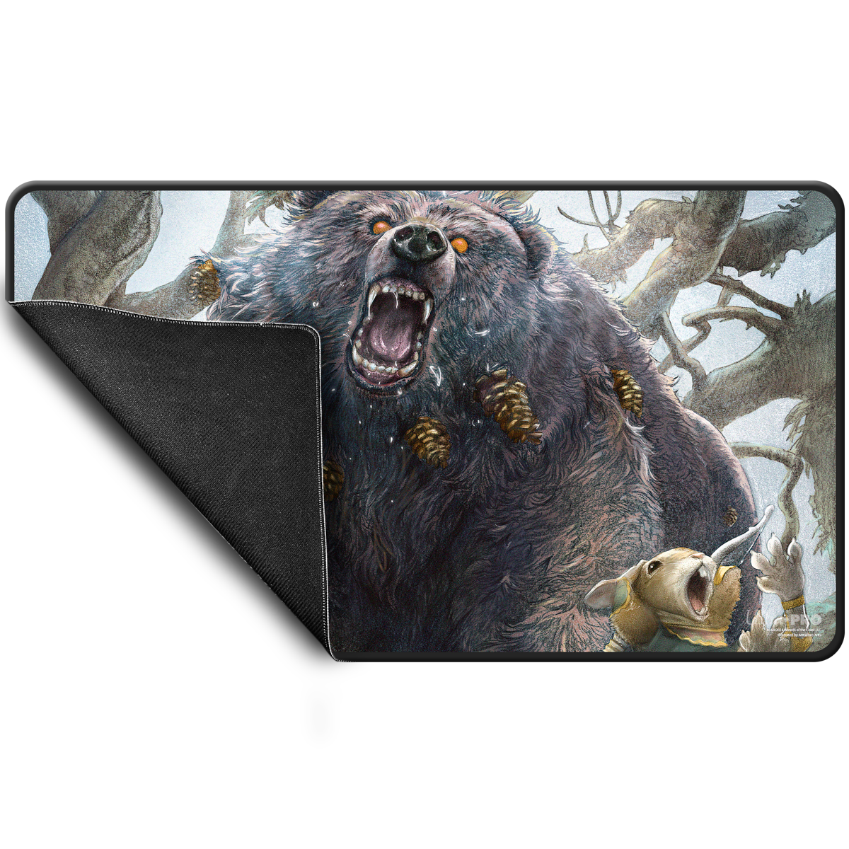 Bloomburrow Lumra, Bellow of the Woods Black Stitched Standard Gaming Playmat for Magic: The Gathering | Ultra PRO International Back
