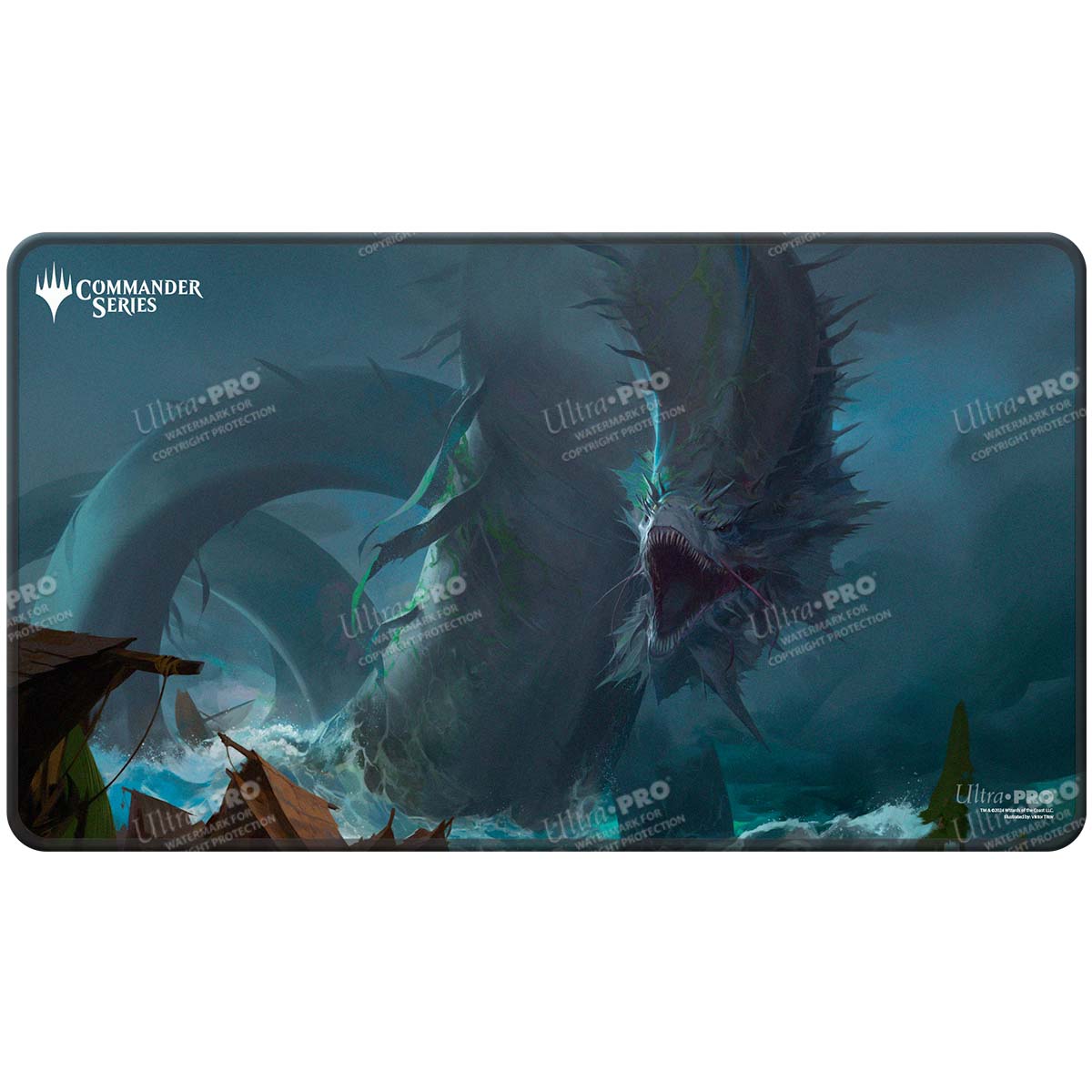 Commander Series #3: Enemy - Aesi Stitched Edge Standard Gaming Playmat for Magic: The Gathering Art | Ultra PRO International