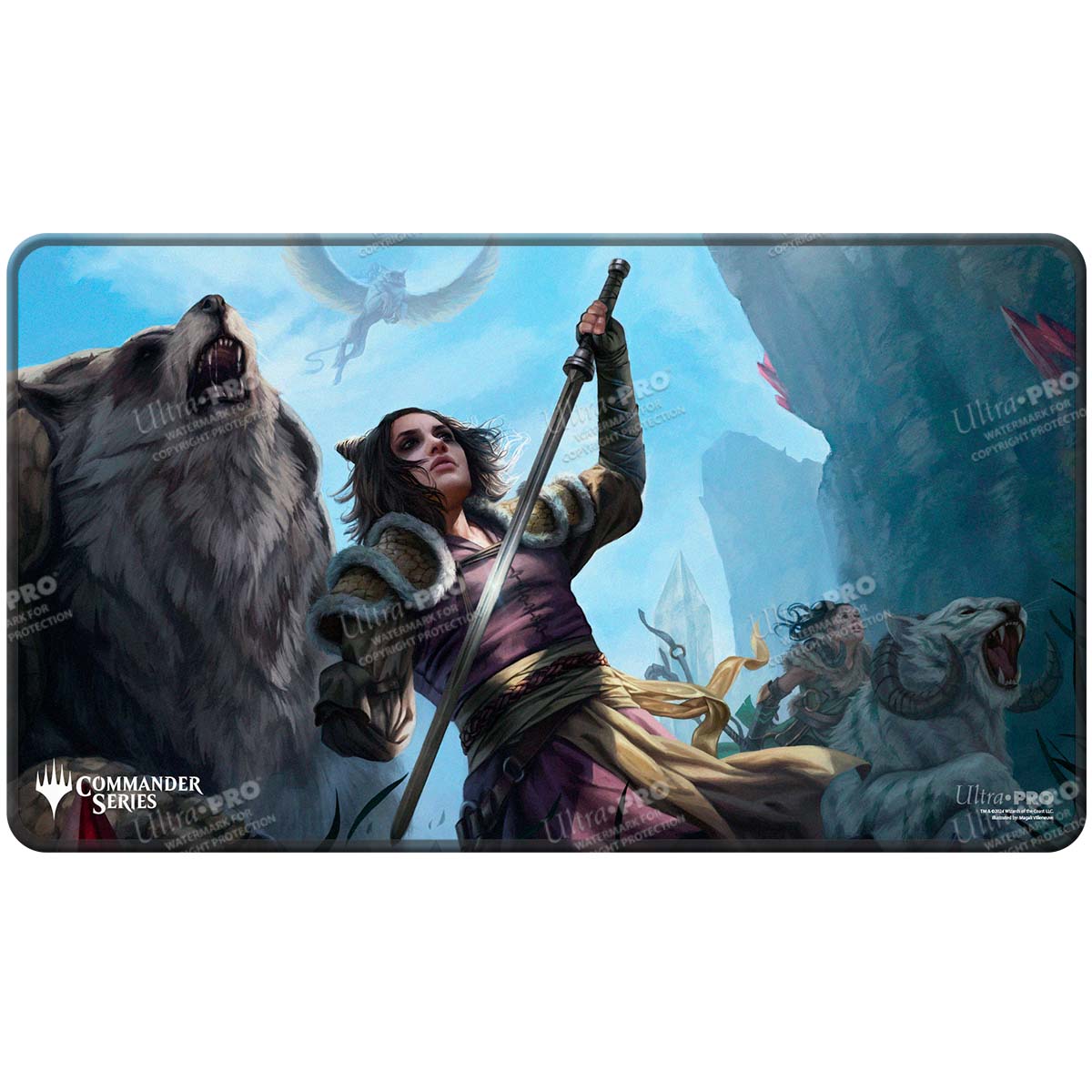 mtg winota commander deck Ultra PRO: Stitched Edge Playmat - Commander Series