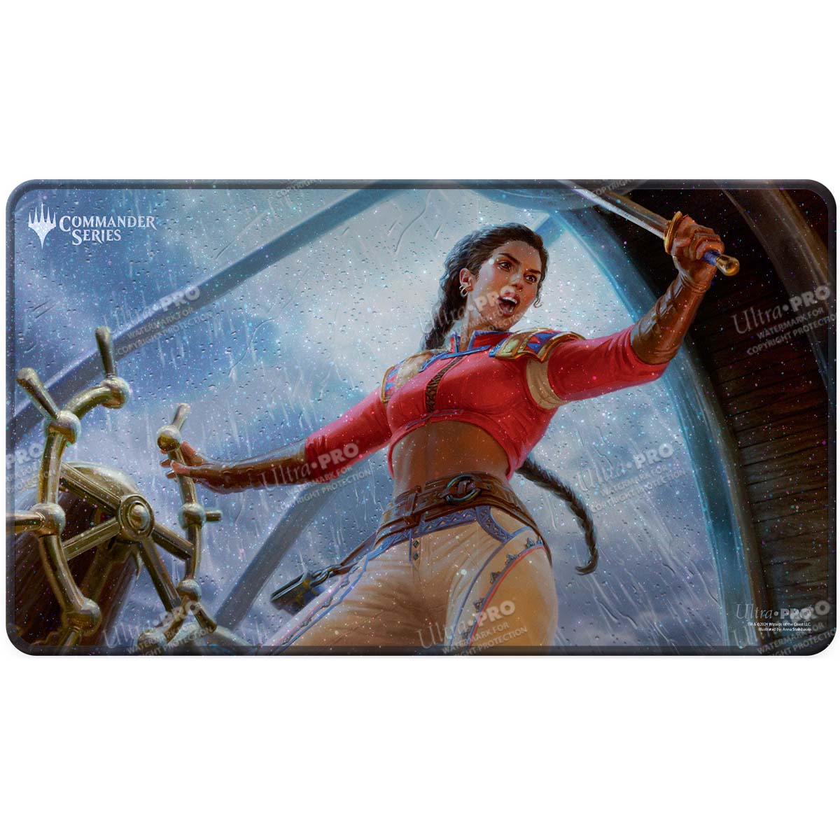 Commander Series #3: Enemy- Sisay Holofoil Standard Gaming Playmat for Magic: The Gathering Art | Ultra PRO International