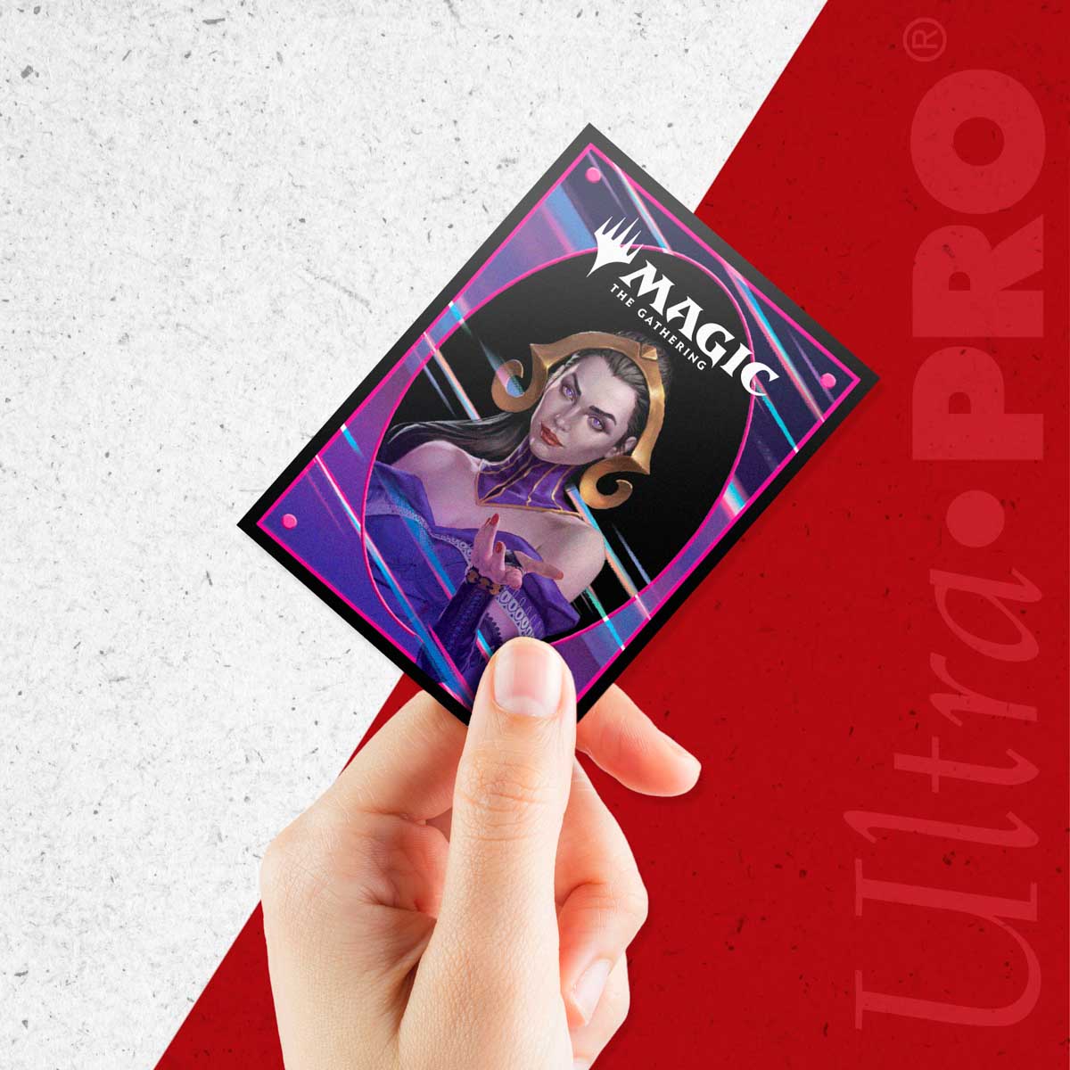 Foundations Liliana 100ct Deck Protector Sleeves Dark for Magic: The Gathering Hand | Ultra PRO International