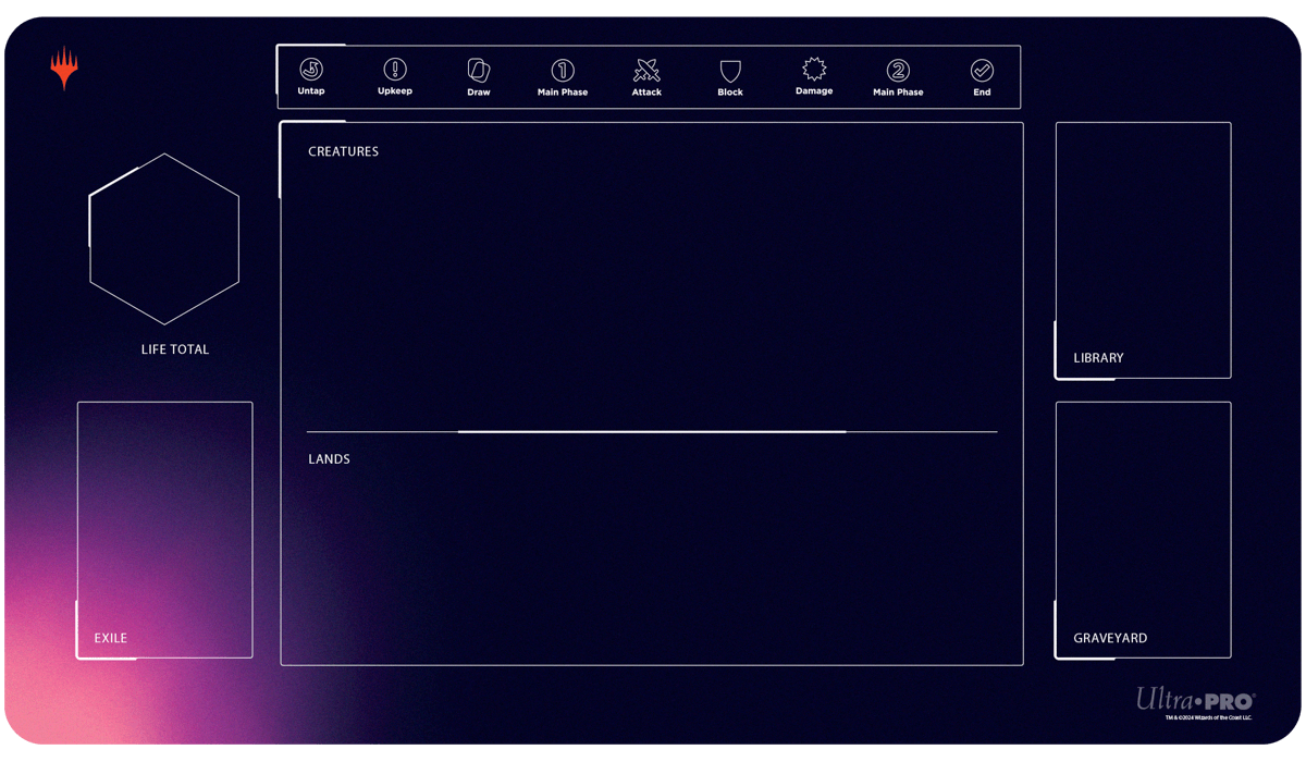 Foundations Learn To Play 1-Player Playmat for Magic: The Gathering Front | Ultra PRO International