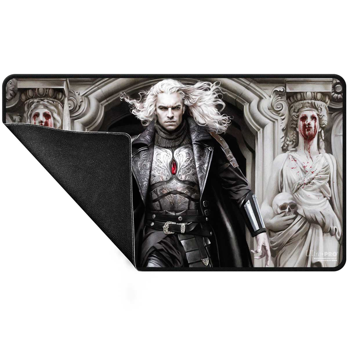 Innistrad Remastered Sorin, Imperious Bloodlord Black Stitched Playmat for Magic: The Gathering Back | Ultra PRO International