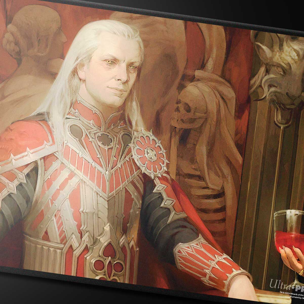 Innistrad Remastered Edgar Markov Black Stitched Playmat for Magic: The Gathering Art | Ultra PRO International