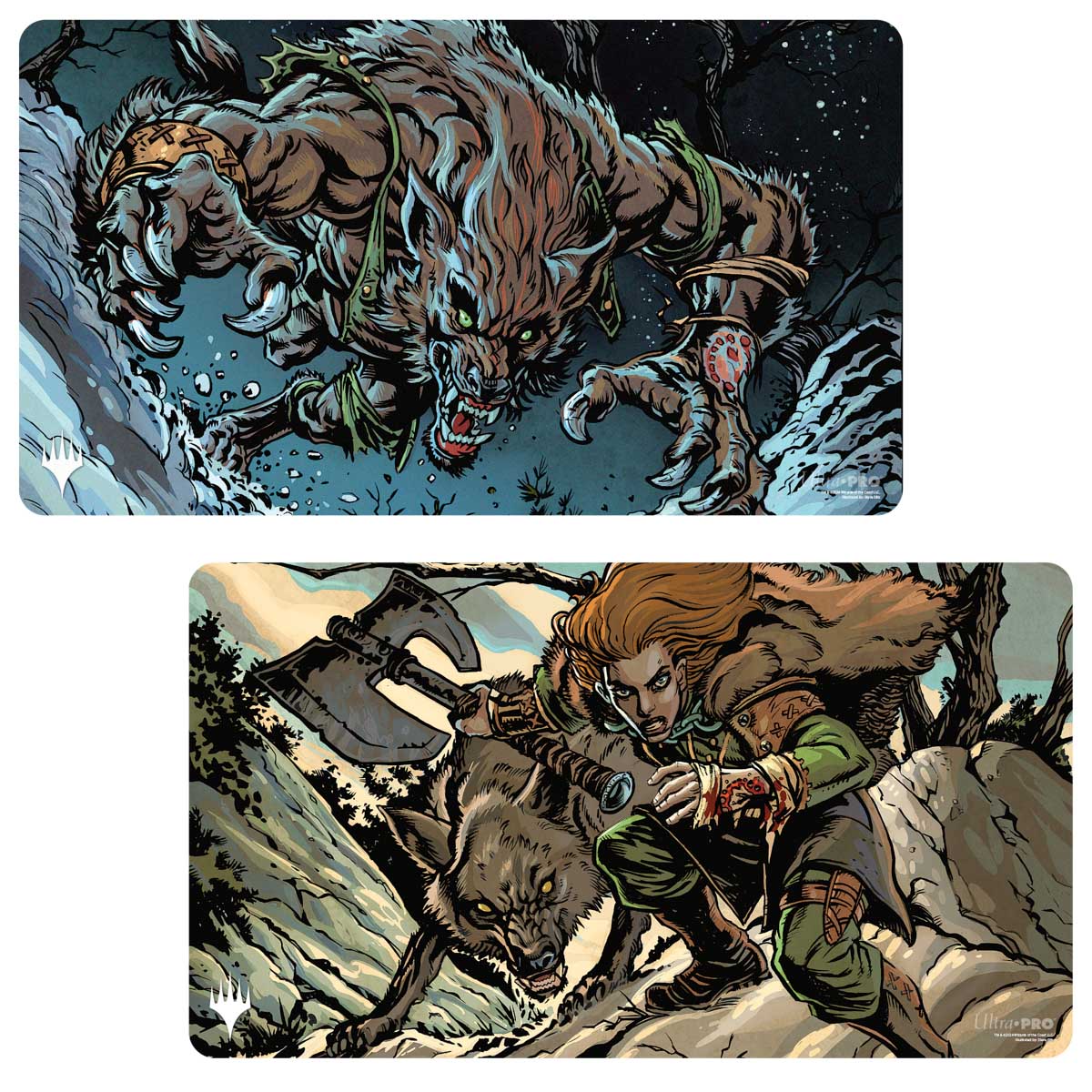 Innistrad Remastered Huntmaster of the Fells / Ravager of the Fells Double-Sided Playmat for Magic: The Gathering | Ultra PRO International