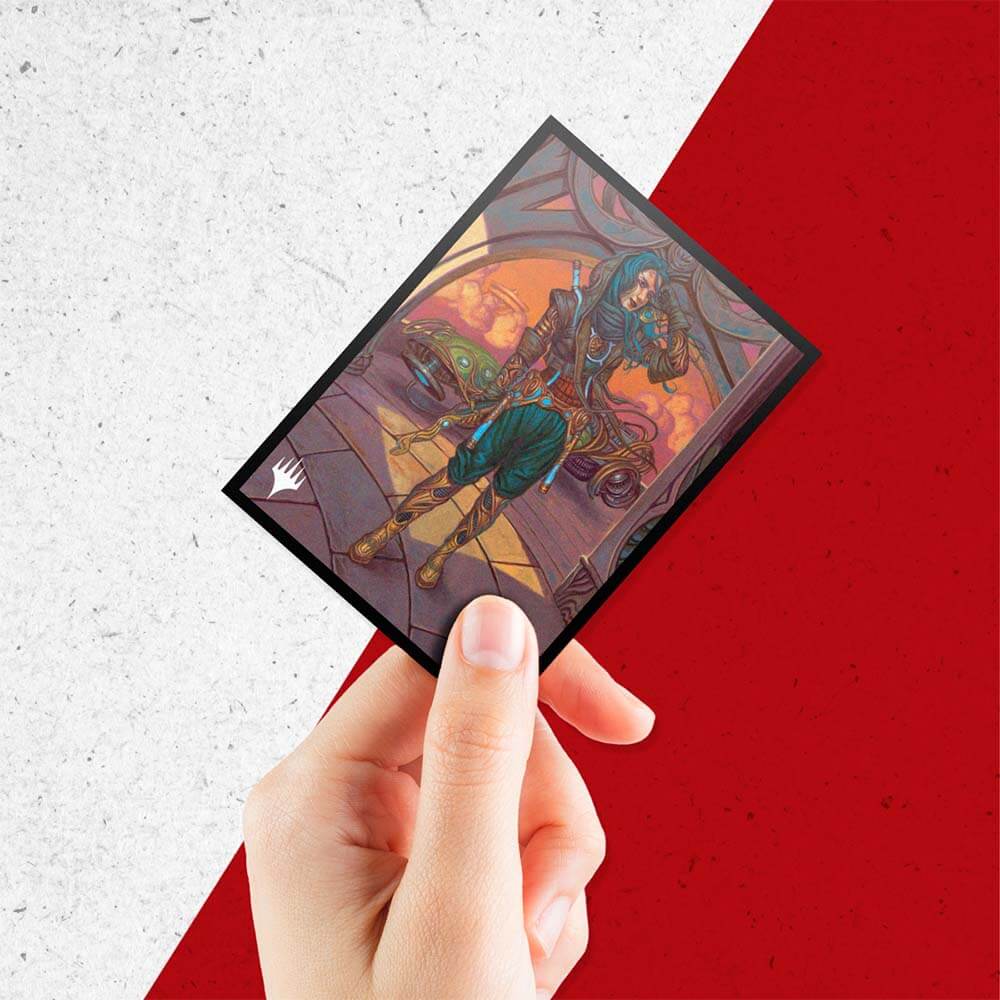 Aetherdrift Sita Varma, Masked Racer 100ct Deck Protector Sleeves for Magic: The Gathering Hand | Ultra PRO International