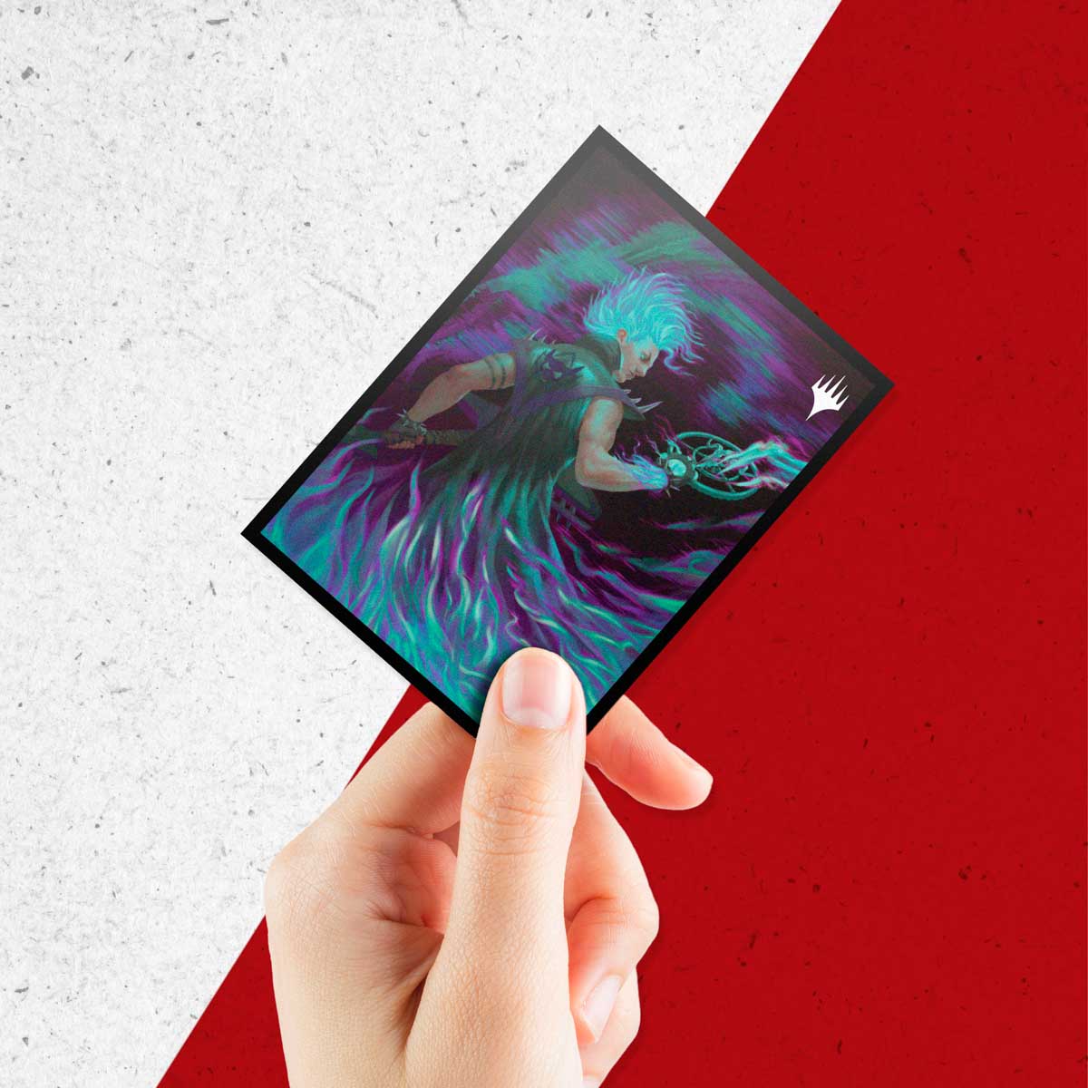 Aetherdrift Winter, Cursed Rider 100ct Deck Protector Sleeves for Magic: The Gathering Hand | Ultra PRO International