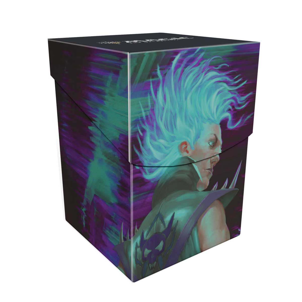 Aetherdrift Winter, Cursed Rider 100+ Deck Box for Magic: The Gathering Front | Ultra PRO International