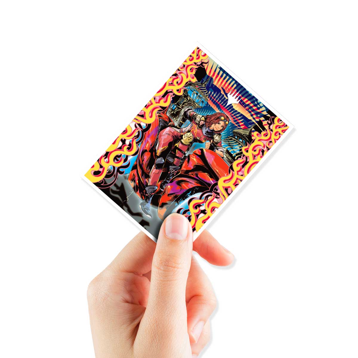 Aetherdrift Chandra, Spark Hunter 105ct APEX Deck Protector Sleeves for Magic: The Gathering Hand | Ultra PRO International