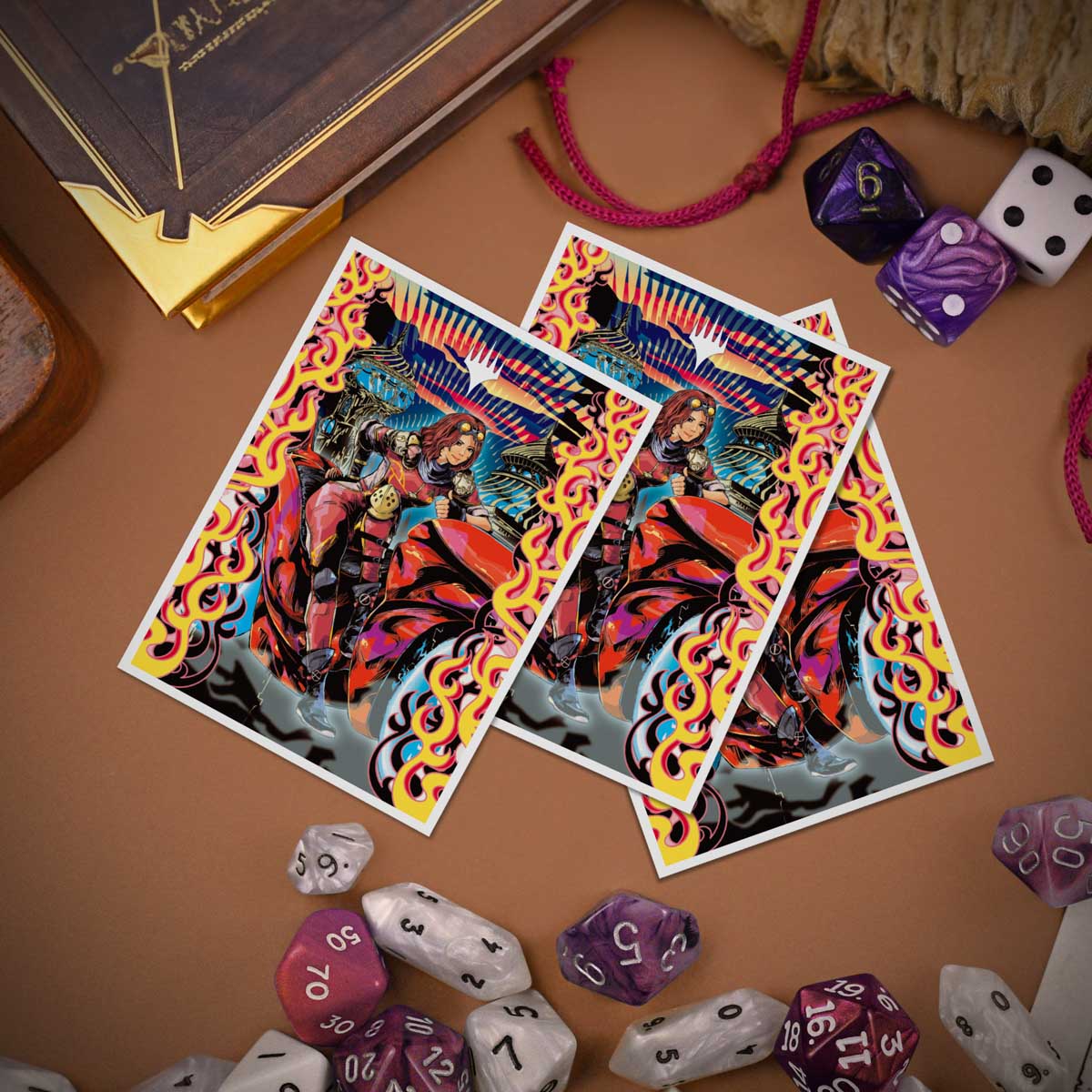 Aetherdrift Chandra, Spark Hunter 105ct APEX Deck Protector Sleeves for Magic: The Gathering Lifestyle | Ultra PRO International