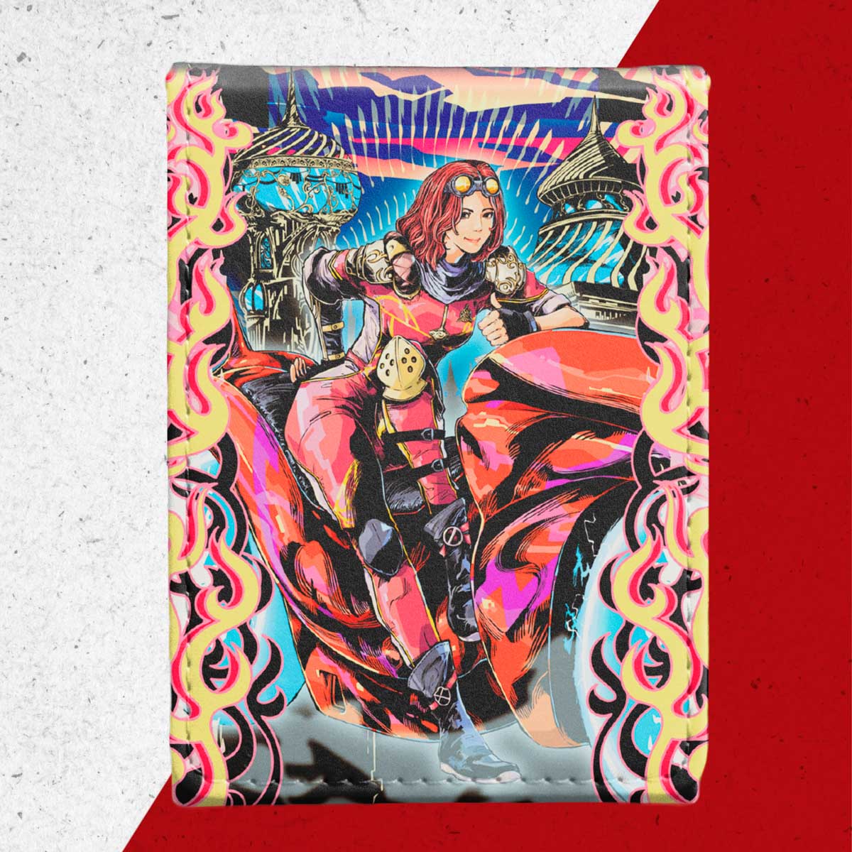 Aetherdrift Chandra, Spark Hunter Alcove Flip Deck Box for Magic: The Gathering Front | Ultra PRO International