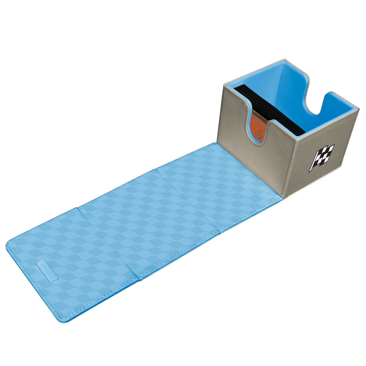 Aetherdrift Finish Line Bundle Key Art Premium Alcove Edge Deck Box for Magic: The Gathering Open | Ultra PRO International