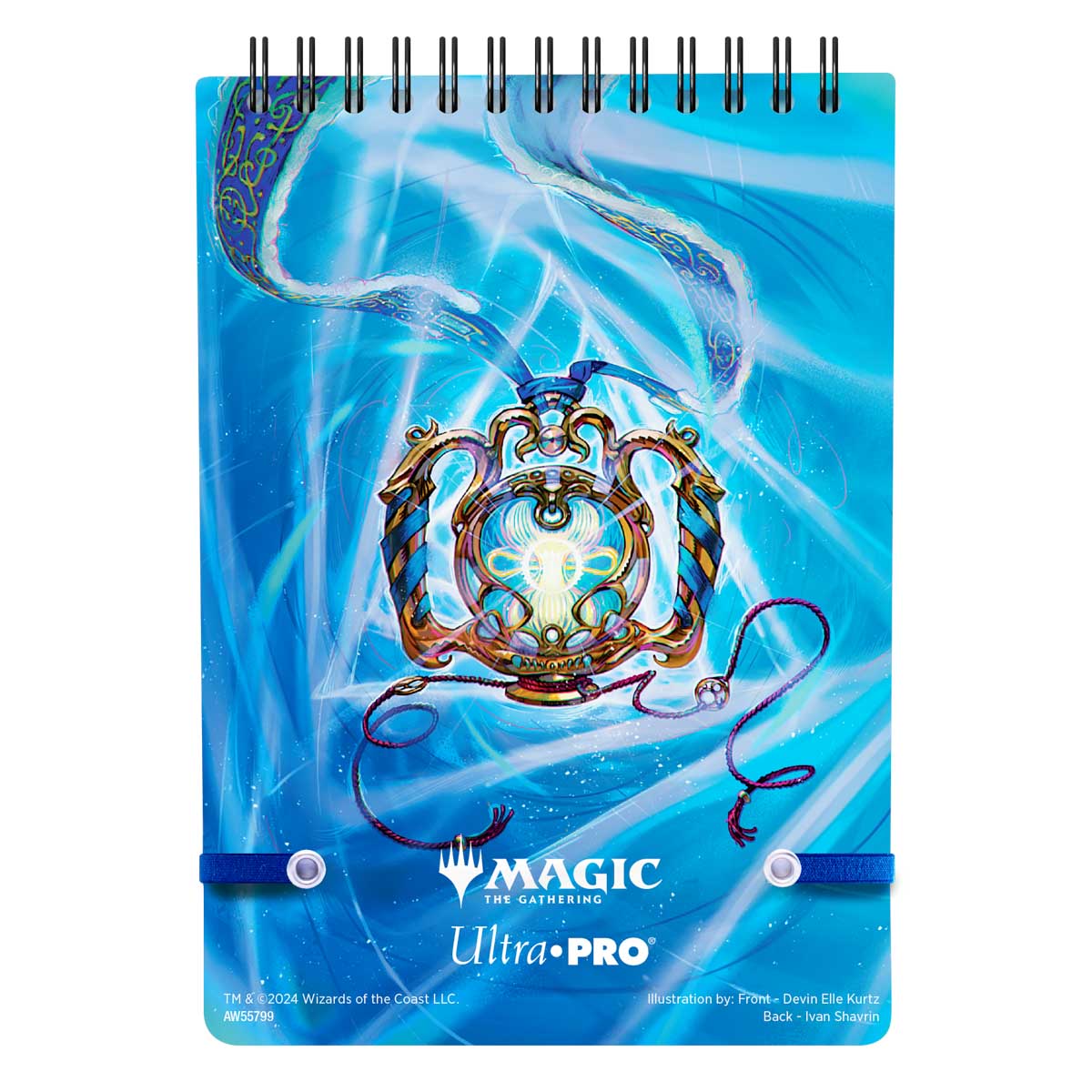 Aetherdrift Chandra Spiral Life Pad for Magic: The Gathering Back | Ultra PRO International