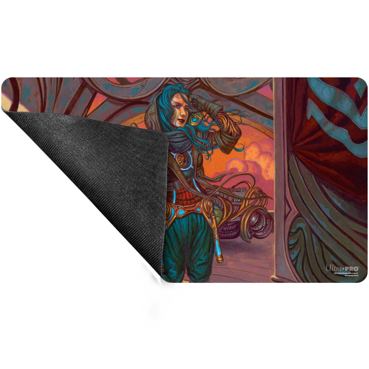 Aetherdrift Sita Varma, Masked Racer Playmat for Magic: The Gathering Back | Ultra PRO International