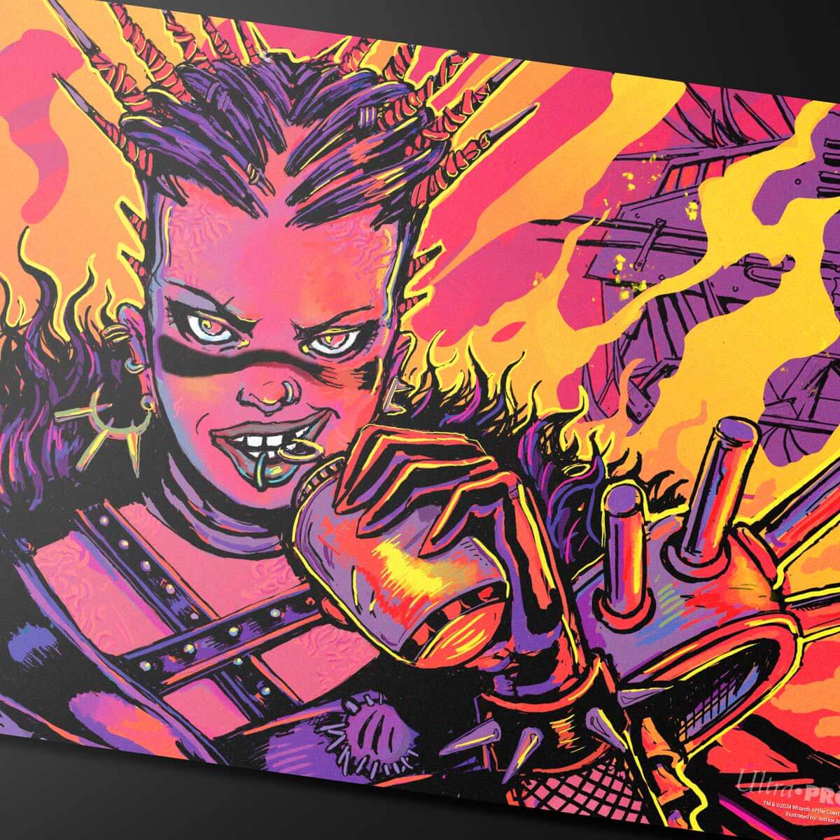 Aetherdrift Far Fortune, End Boss Playmat for Magic: The Gathering Art | Ultra PRO International