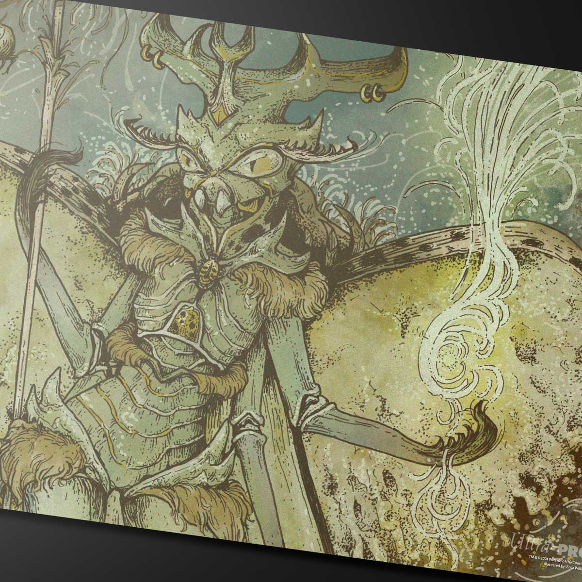 Aetherdrift Aatchik, Emerald Radian Playmat for Magic: The Gathering Art | Ultra PRO International