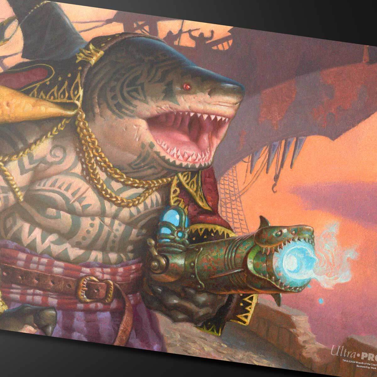 Aetherdrift Captain Howler, Sea Scourge Playmat for Magic: The Gathering Art | Ultra PRO International