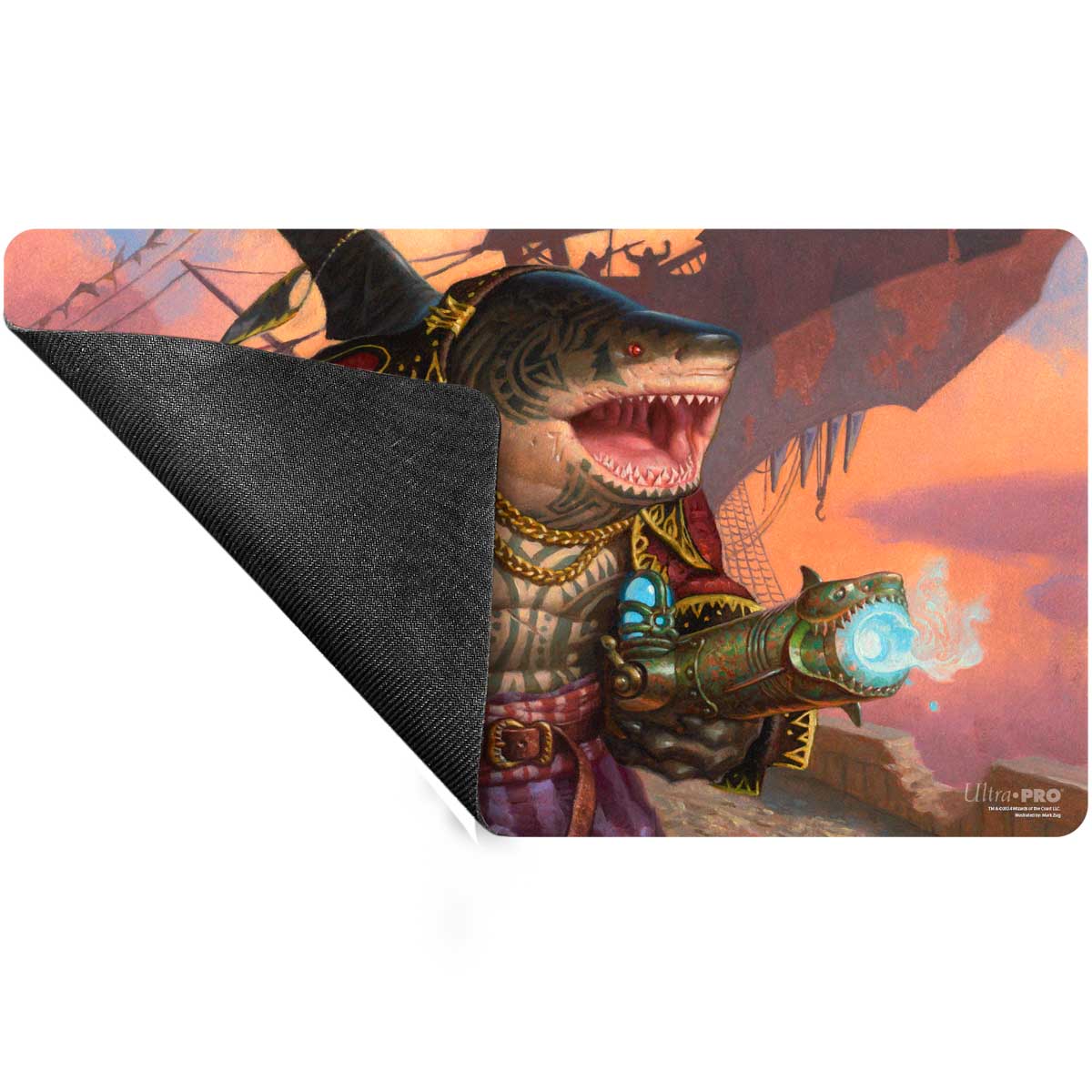 Aetherdrift Captain Howler, Sea Scourge Playmat for Magic: The Gathering | Ultra PRO International