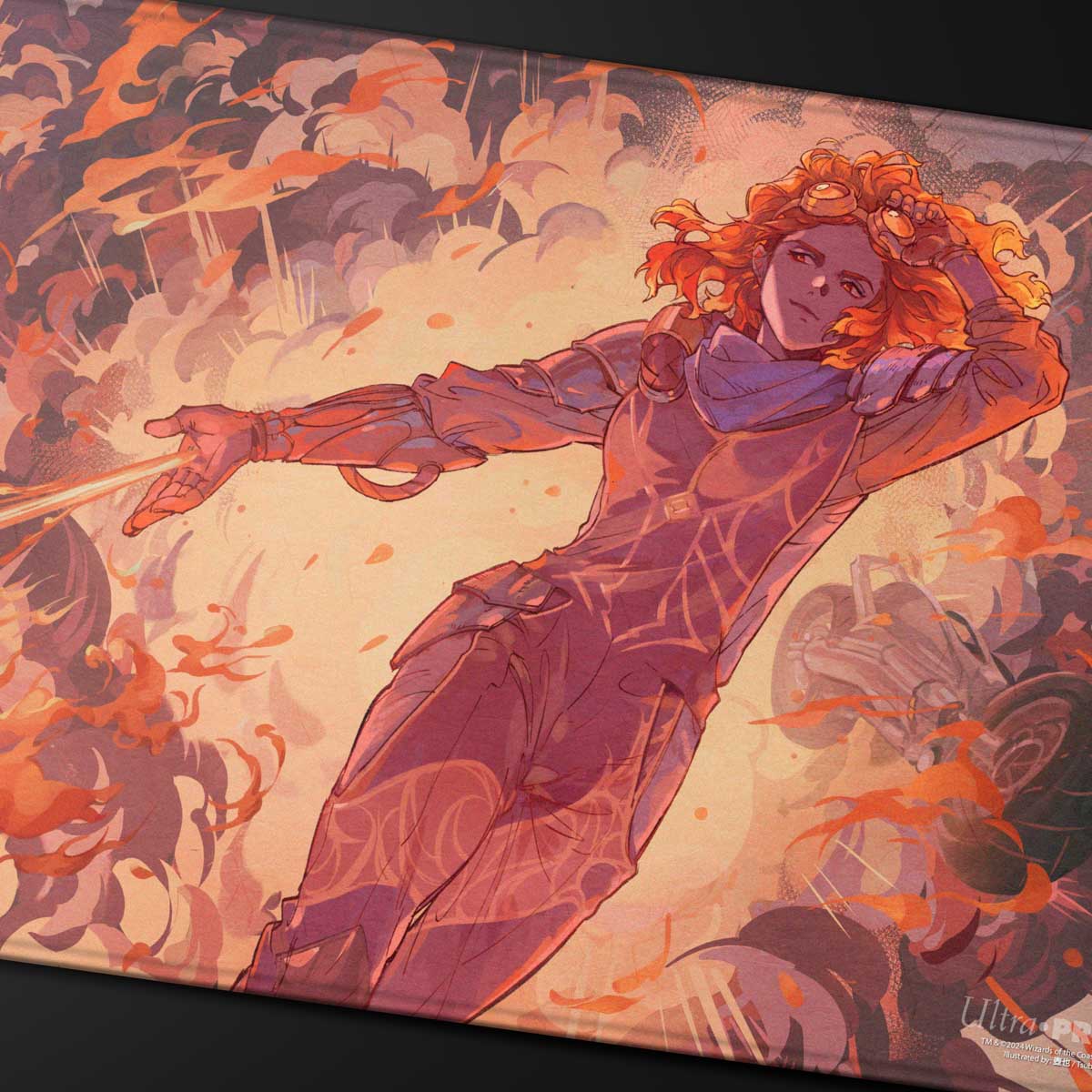 Aetherdrift Chandra’s Ignition Stitched Edge Playmat for Magic: The Gathering Art | Ultra PRO International