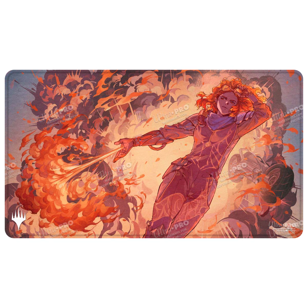 Ultra Pro Chandra's Ignition Stitched Edge Playmat - Aetherdrift Ultra Pro Chandra's Ignition Stitched Edge Playmat - Aetherdrift