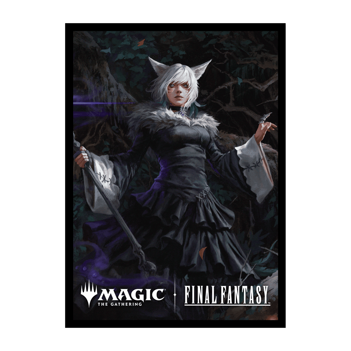 plastic wallet card sleeves Ultra Pro Final Fantasy Deck Protector Sleeves (100ct) Y'shtola Night's Blessed
