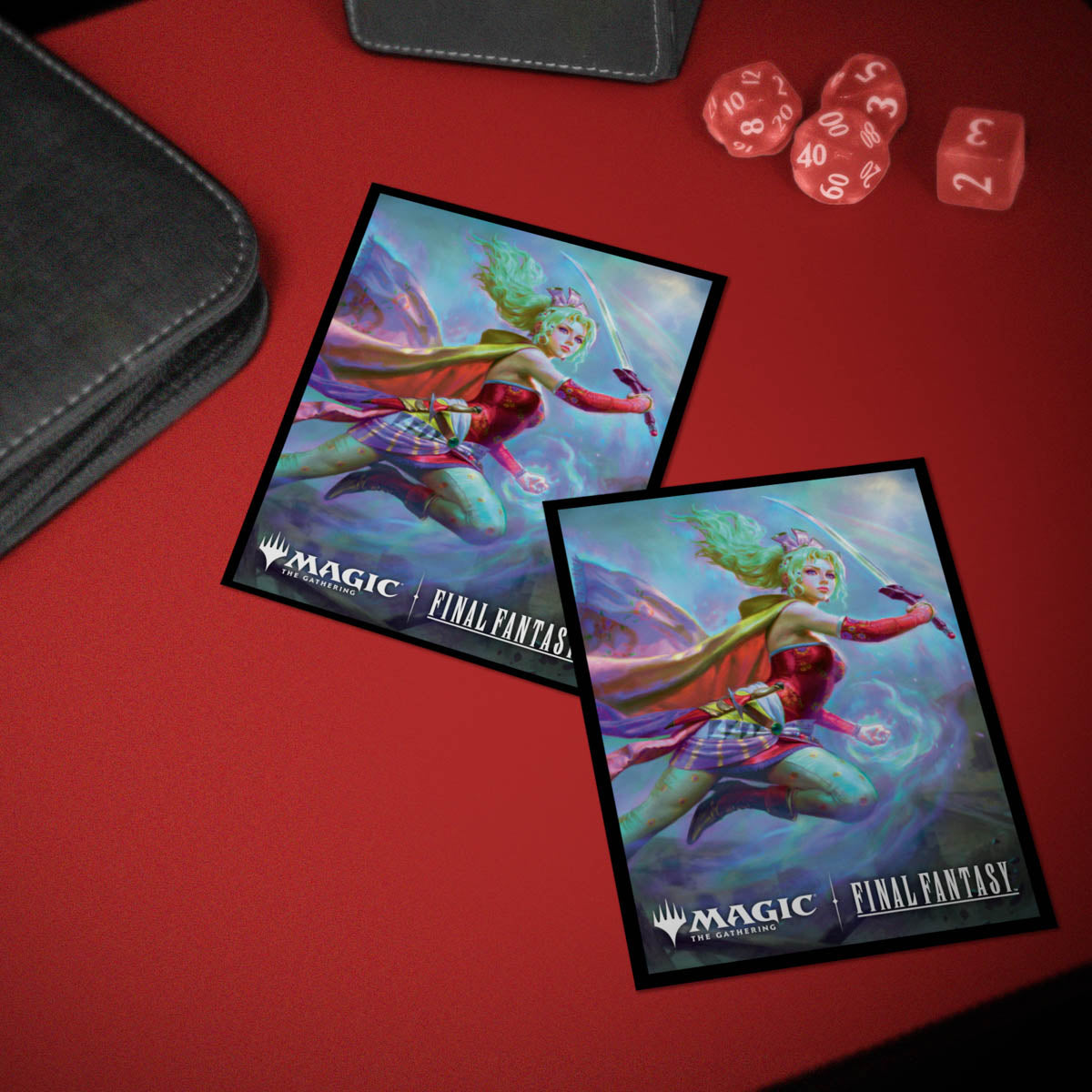 Magic: The Gathering®—FINAL FANTASY™ Terra, Herald of Hope (Commander) 100ct Deck Protector Sleeves Lifestyle